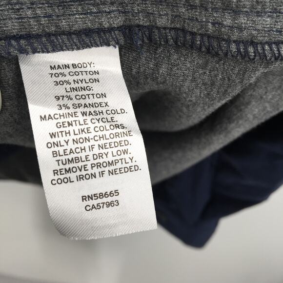 NWT 1901 Shirt Jacket Front Button Long Sleeve Collared Neck Navy Blue Size XXXL - Picture 5 of 6